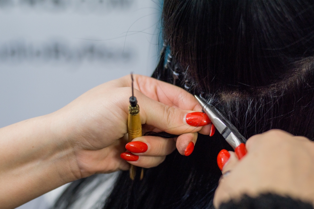 Haarverlängerungen mit Micro Rings
