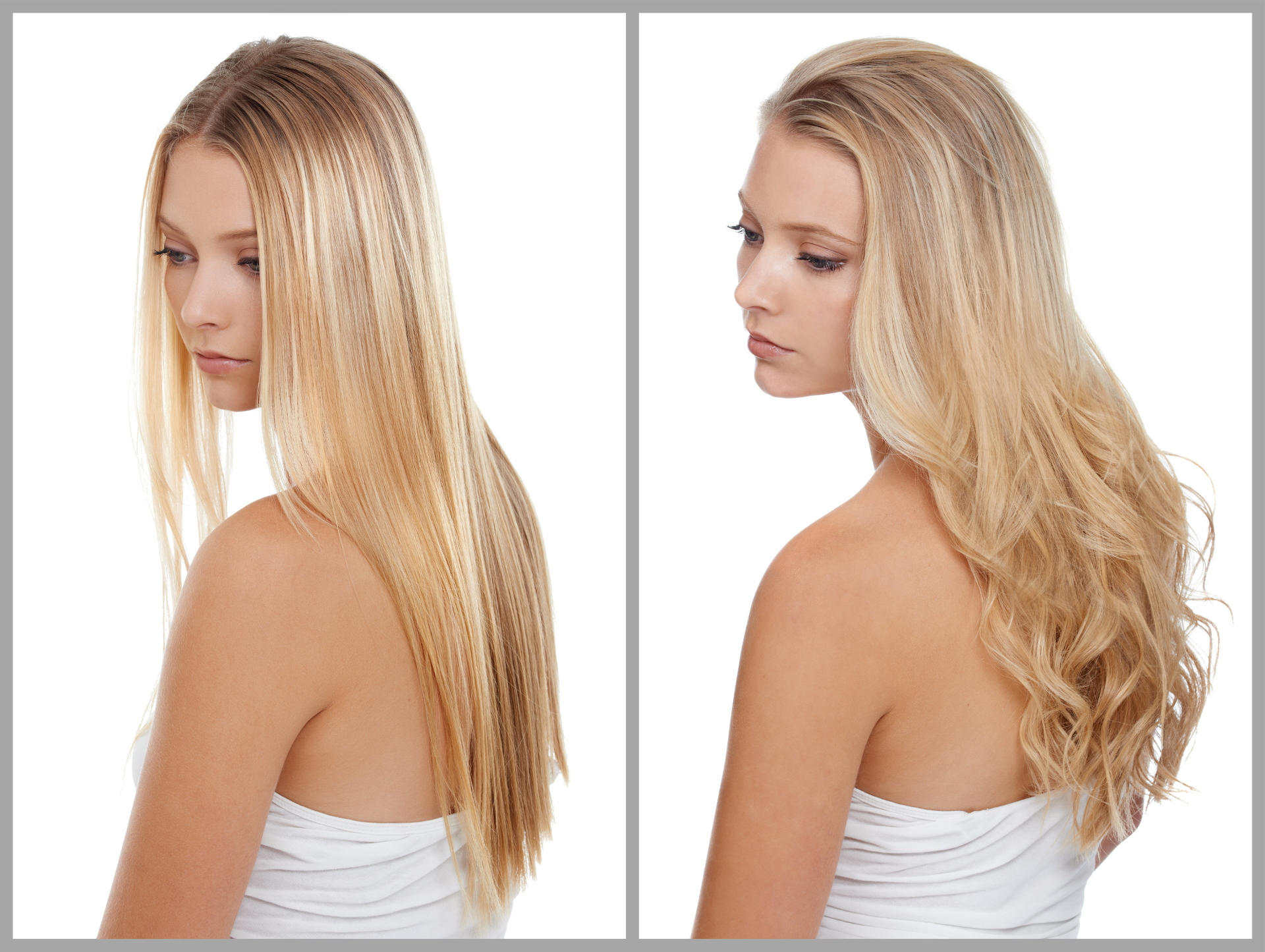 Clip-In Extensions aus 100% Echthaar