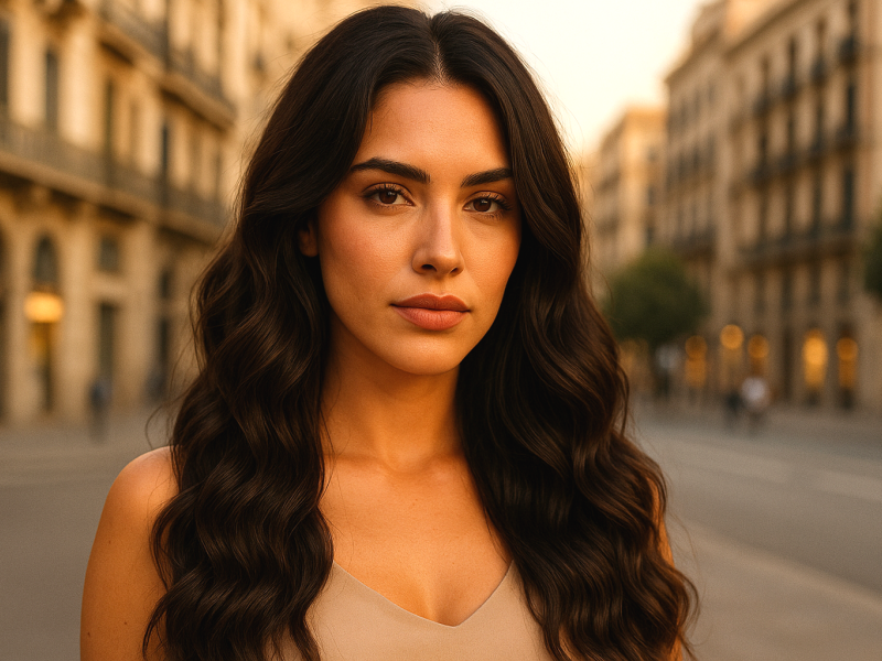 Indische Remy Premium Echthaartressen in Naturfarbe