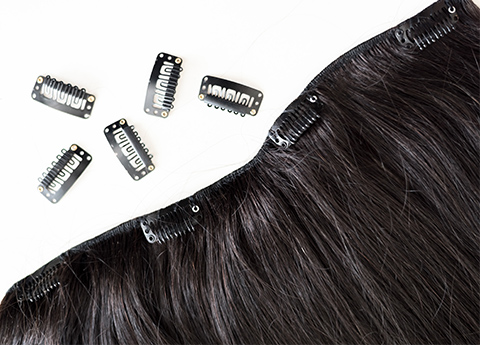 Echthaar Clip-In Extensions