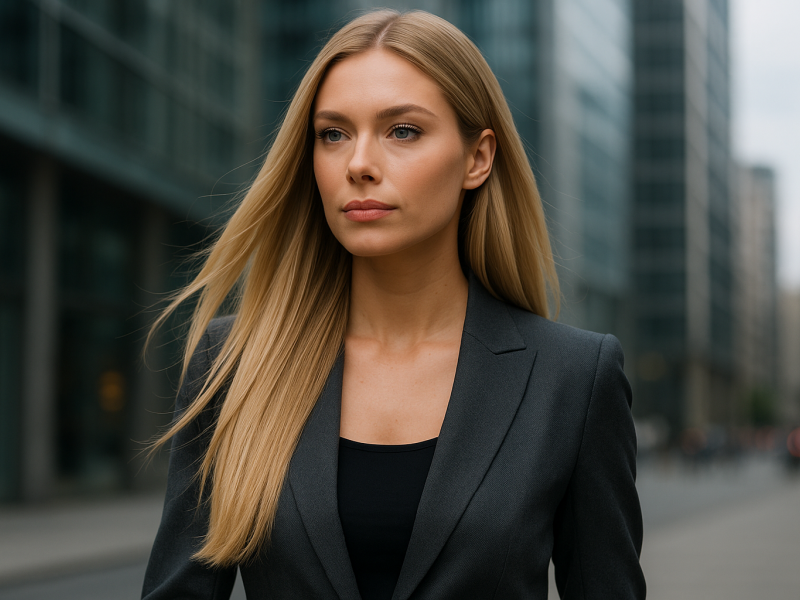 Indische Premium Gefärbte Glatte Echthaar-Tressen