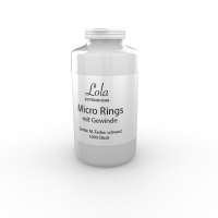 Micro Rings mit Gewinde schwarz Dose